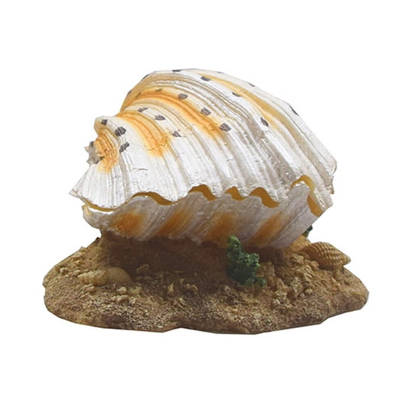 ifundom Aquarium Decoration Resin Shell Bubble Maker for Fish Tank and Garden Landscape, 1 Pc Artificial Aquarium Ornament