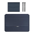 thumbnail image 1 of BELOVING Étui de Transport pour Ordinateur Portable avec Support Invisible pour Femmes et Hommes, Cadeaux, Bleu Foncé, 1 of 9