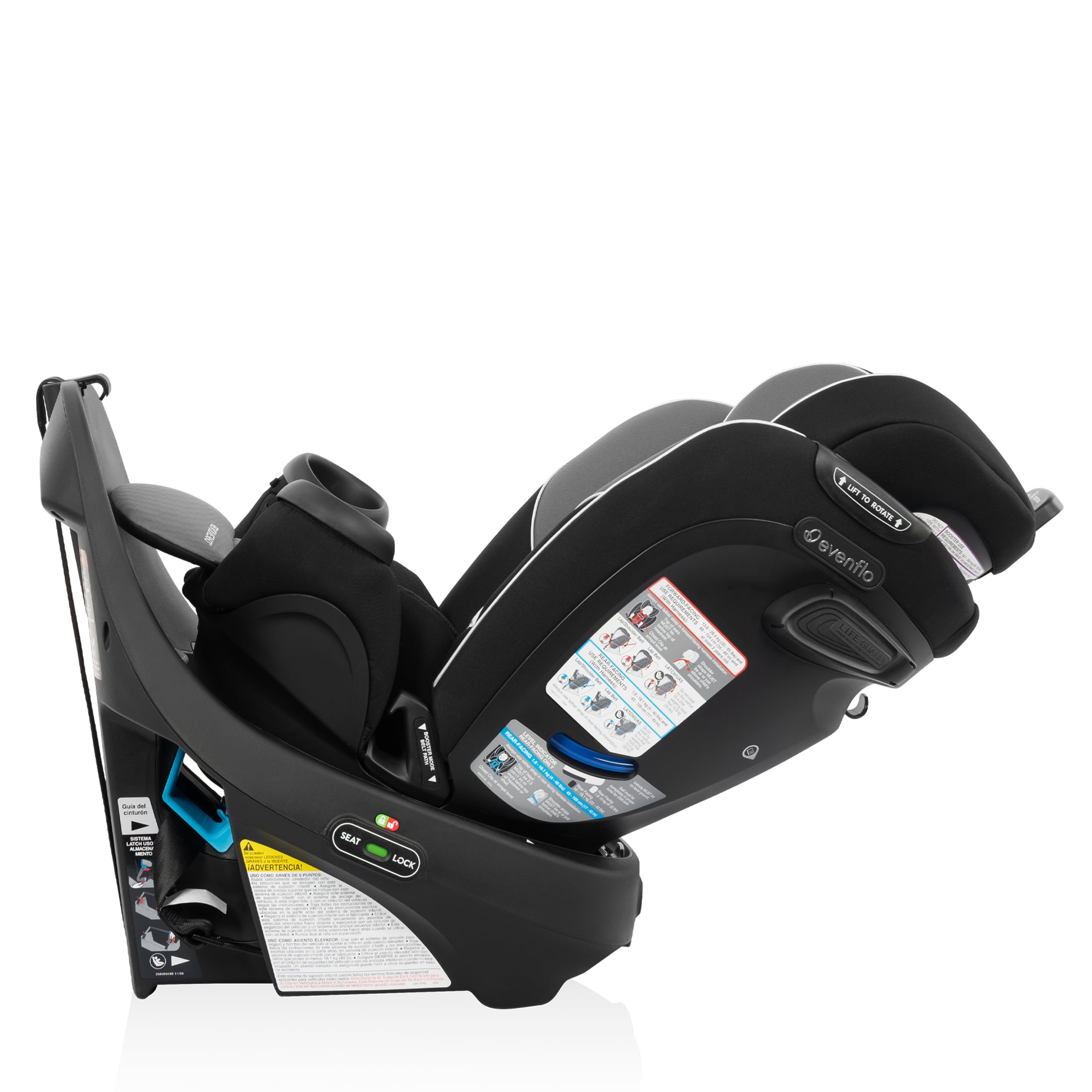 Evenflo® Revolve360™ Rotating All-In-One Convertible Car Seat (0-12 Years), Evenflo Revolve360 Car Seat