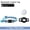 tag with blue collar, variant on Bluetooth Pet Tracker Works with Google Find My (Android Only), Reflective Nylon Cat Collar with Tracker Holder & Bell, Anti‑Lost Location Finder for Cats Small Dogs