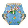 thumbnail image 1 of Kushies Reusable Swimsuit Diaper, XL - Goldfish, 1 of 3