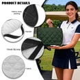 thumbnail image 6 of Xoenoiee Golf Grassland Print Golf Cart Seat Towel Blanket with 4 Pockets for All Weather, Born To Golf Design Non-Slip Golf Cart Seat Cover Compatible with EZGO, Club Car and More 2-Seat Golf Carts, 6 of 7