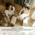 thumbnail image 5 of Lahome Washable 8'x10' Area Rug, Beige Floral Bow Print Rugs for Living Room, Non-Slip Ultra-Thin Soft Boho Neutral Carpet for Bedroom Kids Nursery Dorm, Large Mat, Beige, 5 of 8