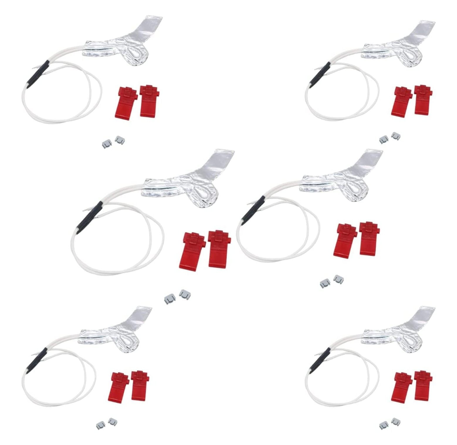 WR49X10173 Refrigerator Dispenser Water Tube Heater Kit Compatible with Top Brands Replaces with AP4318572, 1381601, AH1766223, EA1766223, PS1766223, B004H3XWCO, EAP1766223 6-PACK