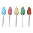 thumbnail image 3 of 5 Pcs/Set Embout de Perceuse en Silicone Multicolore pour Manucure, 3 of 8