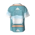 thumbnail image 2 of KLL Bathtub with Soap Bubbles Print Men's Shirt Short Sleeve Button Down Summer Cuba Beach Shirts- Small, 2 of 7