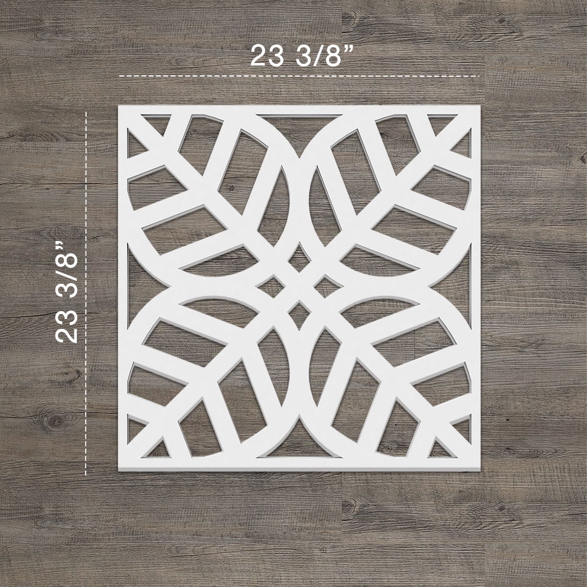 Large Garland Decorative Fretwork Wall Panels in Architectural Grade PVC
