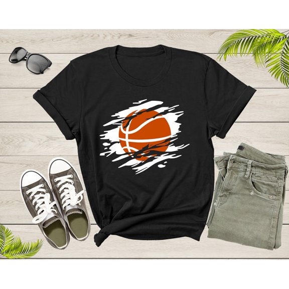 Cool Basketball Shirt For Men Women Youth Boys Girls Basketball Lover Gift Idea Tshirt Basketball Birthday Present Gift Dad Mom T-shirt