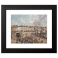 thumbnail image 2 of Camille Pissarro 24x20 Black Modern Framed Museum Art Print Titled - Fishmarket (1902), 2 of 5