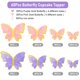 thumbnail image 5 of Cake Topper WOW DING Mariposas 3D 60 piezas para fiesta de cumpleaños, 5 of 6