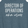 thumbnail image 3 of Instant Message - Director Of Operations Aka Mom - Women's Racerback Tank Top, 3 of 6