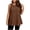 04-Brown, variant on Women's Plus Size Sleeveless Tunic Top Round Neck Tiered Loose Summer Blouse