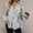 White, variant on AXXD Womens Athletic Tops Basic Summer 2024 Ladies Solid Color Long Sleeve Short Shirt Blouse Tops