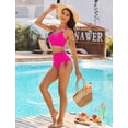thumbnail image 5 of Conjunto de bikini Blooming Jelly, cintura alta, control de barriga para mujer, 5 of 5