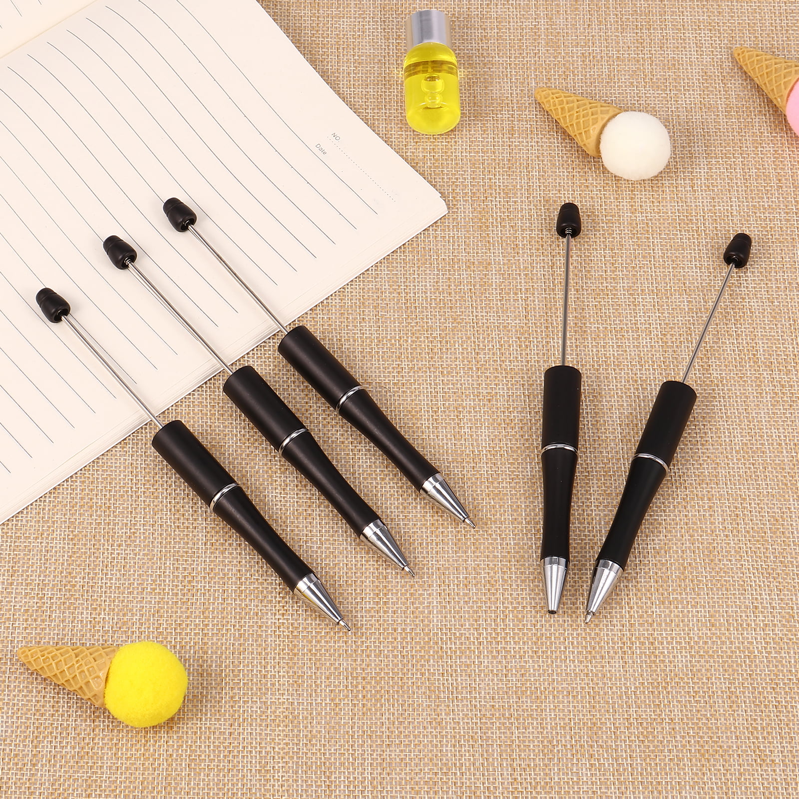 Handmade CUTE Bad Word Beaded Pen With Extra Refill Black Ink