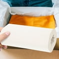 thumbnail image 4 of BRIGHTFUFU 1 rollo de papel para envolver regalos, papel blanco sólido para manualidades, ropa y manualidades., 4 of 8