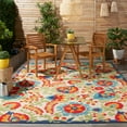 thumbnail image 3 of Nourison Aloha Indoor/Outdoor Multicolor 9'6" x 13' Area Rug, (10x13), 3 of 15