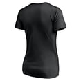 thumbnail image 3 of Women's Black Pittsburgh Pirates Core Wahconah V-Neck T-Shirt, 3 of 3