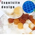 thumbnail image 4 of Bandejas para cubitos de hielo para congelador con tapa, 37 rejillas de silicona para moldes de cubitos de hielo pequeños, fácil de liberar, reutilizables en contenedores organizadores o cubos de, 4 of 5