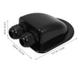thumbnail image 2 of HONMEET Câble Solaire Double Entrée ABS pour RVs Noir 1Pcs, 2 of 7