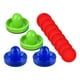 thumbnail image 4 of Empujadores de Air Hockey Cola 4 Piezas y 8 Discos Azul y Verde, 4 of 8