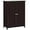 Espresso, variant on YANG2 Bathroom Floor Cabinet, Modern Storage Freestanding Organizer Cabinet with Adjustable Shelves & Double Doors, 3-Tier Home Living Room Furniture, Gray