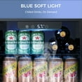 thumbnail image 4 of KNDKO 12 Bottle 48 Can Beverage Refrigerator - 1.3 Cu.Ft. Mini Fridge Cooler, Wine Cooler for Home/Office, 4 of 9