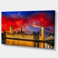 thumbnail image 2 of Maison du Parlement à la Tamise - Impression sur Toile Paysage Urbain Moderne, 2 of 3