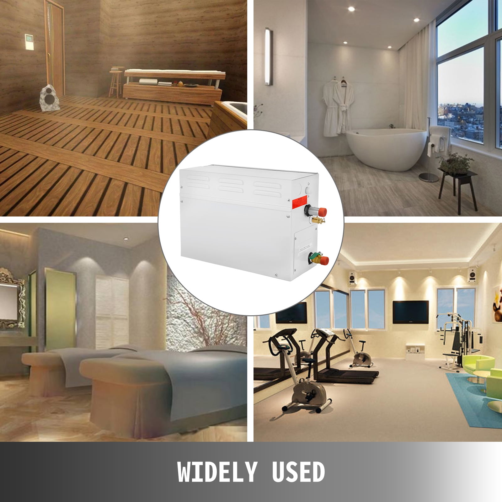 Buy VEVOR Steam Generator 9KW Steam Showers 220V240V Sauna Steam Generator with Programmable