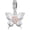 06-Butterfly Flower Charm, variant on Animal Charm for Bracelet 925 Sterling Silver  Butterfly Cow Dog Paw Corgi Yorkie Dachshund French Bulldog Charm for Women Jewelry Gifts
