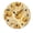 FFclock040, variant on ZXCXRQFa Silent Clocks Watercolor Baby Elephant Flowers Silent Wall Clock Round - Non-Ticking Desk Clock Battery Operated Quiet Decorative for Living Room Home Office School Kitchen (10In)