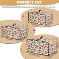 thumbnail image 7 of Renewold Countertop Appliance Cover for Toaster Oven with Accessory Pockets, Dust-Proof Stain-Resistant Home Kitchen Decor Fits Machine Up to 18.5 x 14.5 x 9 Inches, Mushroom Butterfly Floral, 7 of 7