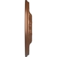 thumbnail image 4 of Ekena Millwork 11 3/8"OD x 3 5/8"ID x 1 1/8"P Leaf Ceiling Medallion (Fits Canopies up to 4 3/4"), Hand-Painted Polished Copper, 4 of 7