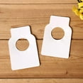thumbnail image 5 of FRCOLOR Hanging Tags Creative Double Side Blank PVC Tags for Decor White Reusable 100 Pieces,3.54"X2.36"X0.04", 5 of 5