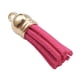 thumbnail image 5 of Minnieouse 100x colgante borla elegante accesorio de flecos para regalos y regalos DIY Tasse accesorio tapa dorada Accesorios de disfraces Rosa rojo-oro, 5 of 6