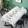 thumbnail image 2 of Vinyl Square Table Cover Wipe Clean PVC Tablecloth Oil-Proof/Waterproof Stain, 2 of 3