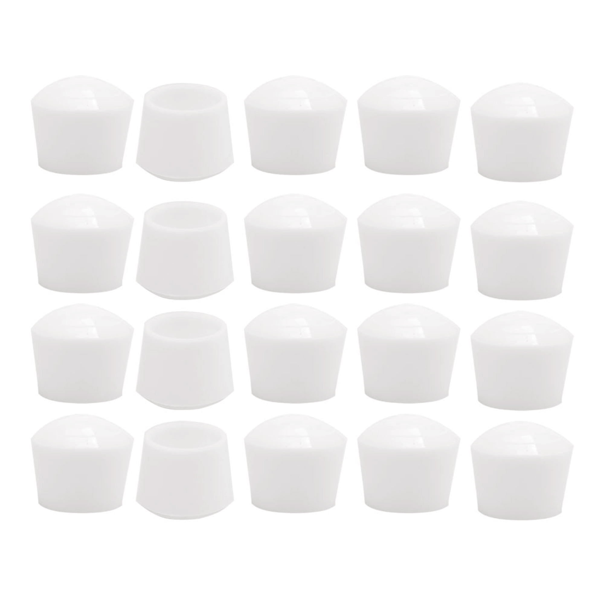Reduce Noise Prevent Scratch uxcell Clear PVC Chair Leg Caps End Tip Feet Cover Furniture Slider Floor Protector 40pcs 0.79 20mm Inner Diameter 