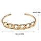 thumbnail image 3 of Pulseras para mujer, regalos para mujer, pulsera vintage sencilla con diseño ahuecado, pulsera de moda para mujer, pulsera de cadena, 3 of 5