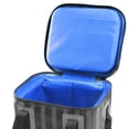 thumbnail image 4 of 11" Easy Tote Soft Cooler Gray Striped, 4 of 5