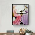 thumbnail image 1 of Cuadros Decorativos Noble Lady Diamond Drawing 5D Taladro redondo completo Pintura de diamantes de i Likrtyny embutido en tela, 1 of 8