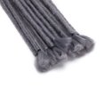 thumbnail image 3 of 3 Packs Handmade Dreadlocks Extensions Men‘s Dreadlocks Fashion Reggae Hair Hip-Hop Style Synthetic Dreadlocks Hair For Men  Dark black 12”-75g, 3 of 6