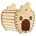 thumbnail image 2 of Cachette en Bois Non Finie pour Hamster Fraise Maison, 2 of 7