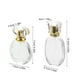 thumbnail image 3 of 2 botellas de perfume de viaje recargables, portátiles, de vidrio, con pulverizador para muestras de perfume, 50 ml, vacías, con pulverizador de niebla fina, 3 of 7