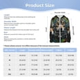 thumbnail image 5 of Cauagu Realistic Style Colorful Wolf Print Sun Protection Jacket for Teen,Full-Zipper Long Sleeve Sun Shirts with Pockets UV Hoodie Shirts Outdoor Athletic Jacket-XX-Large, 5 of 7