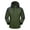 A-Army Green, variant on Mens Casual Fashion Windbreaker Jackets Men's Color Blocked Long Sleeved Hooded Windproof Proof Jacket