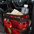 thumbnail image 6 of Fruit Mini Trash Can for Car: Foldable, Leak-Proof with Lid, Hanging Storage Bag - Car Trash Bin, 6 of 6