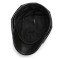 thumbnail image 6 of Women Newsboy Hats - PU Leather Basic Beret Cabbie Hat Short Brim Vintage Women Octagonal Cap for Women, 6 of 8