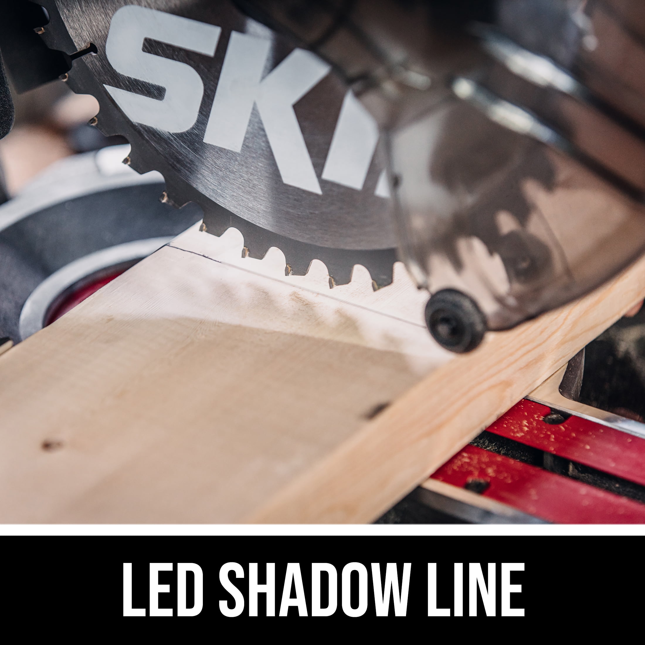 Skil 15 Amps Miter Saw 10-Inch Dual Bevel Sliding with Motor and LED Shadow Line