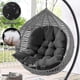 thumbnail image 2 of 120x80cm jardín interior colgante huevo columpio silla hamaca asiento almohadilla gruesa cojín almohadas, 2 of 5