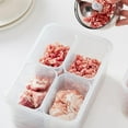 thumbnail image 3 of Airtight Food Storage Containers 4-Cup Rectangle Containers Freezer Storage Box Kitchen Cabinet Organizer Freezer to Microwave Oven Safe Food Storage Containers with Locking Lids, 3 of 10